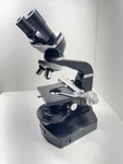 Nikon Binocular Black Microscope With 4 Objectives, 2 Eyepieces Hkw 10X. Fixed Price $250.00.