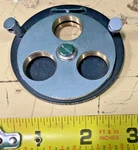 Unitron L3R-2013 Three Place Microscope Objective Turret/nosepiece. Fixed Price $17.99.