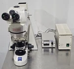 Zeiss Axioskop 2 Fs Plus Water Immersion Dic Fluorescence Microscope. Fixed Price $5160.00.