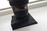 Nikon F-mount Lens Stand Holder Display Dock 3D Printed (black). Fixed Price $19.99.