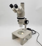 Nikon Stereo Microscope SMZ-10 With Photo Port Transmitted Light Stand. Fixed Price $995.00.