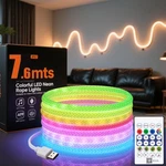 25FT Led Rope 360 Degree Illumination, 5V Usb Portable Neon Stri.... Fixed Price $80.67.