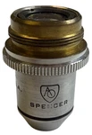 Spencer Microscope Objective Lens 4X Na 0.12 Cat 1075 Made In Usa. Fixed Price $32.00.