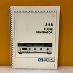 Hp / Agilent 00214-90013 214B Pulse Generator Operating + Service Manual. Fixed Price $39.99.