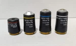 Leica E2 Achro Microscope Objectives Set 100X /1.25 Oil 40X/0.65 10X/0.25 4X/0.1. Fixed Price $169.99.