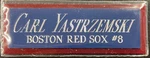 Carl Yastrzemski Red Sox Nameplate Autographed Signed Baseball Display Cube Case. Fixed Price $9.49.