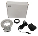 New Amscope 144S Led Adjustable Compact Microscope Ring Light + Adapter. Fixed Price $79.99.