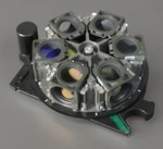 Zeiss 42494 Axio Observer 6-POS. Motorized Filter/reflector Turret W/ Filters. Fixed Price $1995.00.