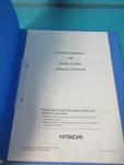 Hitachi S-3400N Faraday Cup Device Instruction Manual Scan Electron Microscope. Fixed Price $29.99.