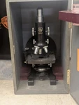 Vintage 1950S Ao American Optical Spencer Microscope W/ Case. Fixed Price $199.00.