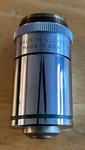 Bausch Lomb 0.25 N.a. Flat Field -- .18 Coverglass Microscope Lens Used. Fixed Price $40.00.