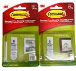 3M Command Brand Damage-free, 4LB, Picture Hanging Strip 8 Small Pairs 2-PACKS. Fixed Price $6.60.