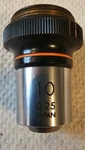 Olympus Plan 10X/0.25 Microscope Objective Lens. Fixed Price $37.00.