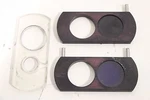 Lot Of 2) Microscope Filter Slide Fisher Scientific Bausch Lomb Nikon Carl Zeiss. Fixed Price $53.15.