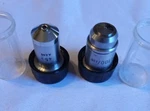 2 Leitz Wetzlar Microscope LENSES170/0.17 100/1.30, 45:1 0.65. Fixed Price $59.00.