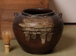 Japanese Shigaraki Ware Porcelain Vase 8INCH Jar Style Flower Vessel Meiji Era. Fixed Price $298.00.
