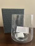 Partylite Clearly Creative Universal Hurricane Glass P93448G Candle Holder Nib. Fixed Price $29.95.