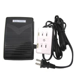 110V #FC-143 Home Sewing Machine Foot Control Pedal & Cord Light + Motor Block. Fixed Price $23.39.