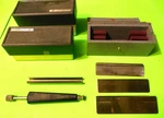 Vtg Ao American Optical Spencer Microtome Knife Blades W/handle & Hard Case. Fixed Price $60.00.
