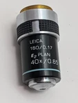 Leica E2 Plan 40X/0.65 Microscope Objective 160/0.17 Rms. Fixed Price $89.95.
