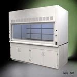 Fisher American 8 Ft Fume Hood Exhaust W/ Storage Cabinets E1-250. Fixed Price $9950.00.