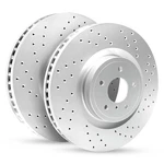 For Bmw X5 19-23 R1 Concepts WBPN1-31022 Drilled & Slotted Front Brake Rotor Set. Fixed Price $376.06.