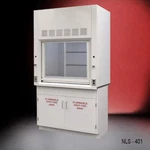Fisher American 4' Laboratory Fume Hood W/ Flammable Storage Cabinet E1-129.. Fixed Price $8450.00.