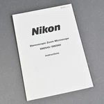 Nikon Stereo Zoom Microscope SMZ645 / SMZ660 Instruction Manual. Fixed Price $6.00.