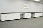 24' Fisher American Laboratory Cabinets / Case Work Bench & Tops E2-176. Fixed Price $9360.00.