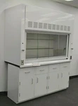 6' Laboratory Fume Hood W/ General Storage Cabinets E1-132. Fixed Price $8950.00.