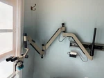 Global Dental Microscope, Model 704FS With Sliding Wall Mount. Fixed Price $2300.00.