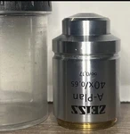 Zeiss A-plan 40X/0.65 Microscope Objective 421060-9900. Fixed Price $199.00.