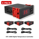 4 Pack STC-1000 Digital Temperature Controller Thermostat Heat Cool 110-220V New. Fixed Price $29.99.