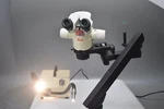 Leica MZ12 Binocular Zoom Stereo Microscope Fiber Optic Dual Lite Flex Arm Stand. Fixed Price $1999.99.