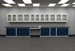 Fisher American Laboratory Cabinet Group 19' Base W/ Walls E2-621. Fixed Price $11685.00.