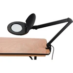 Global Industrial 5 Diopter Led Magnifying Lamp With Covered Metal Arm, Black. Fixed Price $130.99.