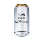 Amscope 100X (spring, Oil) Infinity Plan Achromatic Microscope Objective Lens. Fixed Price $124.99.