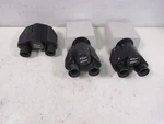 Lot Of 3 Nikon Binocular Microscope Heads Eyepieces Labophot Optiphot Models. Fixed Price $99.95.