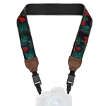 Camera Strap With Tropical Neoprene Design And Quick Release Buckles. Fixed Price $16.99.
