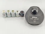 Nikon Microscope 1.25 Phase Contrast Condenser Objective Set Optiphot Labophot. Fixed Price $899.99.