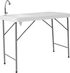 Wesley 4' Portable Fish Cleaning With Sink & Hose For Camping. Fixed Price $177.99.
