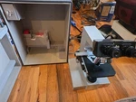 Leitz Wetzlar Germany Sm-lux Microscope Case, Bulbs, And Slide. Fixed Price $475.00.