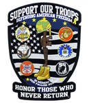 Support Our Troops Fallen Hero Shield Patch, Military Patches. Fixed Price $29.99.