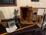 Olympus Khc Microscope In Wood Case W/ Key. Fixed Price $215.10.