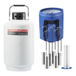 Vevor Liquid Nitrogen Tank 10 Aluminum Alloy LN2 Container Dewar 6 Canisters. Fixed Price $183.99.
