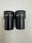 Olympus Whk 15XL Eyepieces. Fixed Price $124.99.