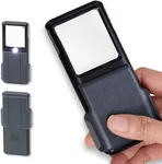 Minibrite Led Lighted Slide-out Aspheric Magnifier With Protective Sleev. Fixed Price $13.37.