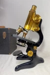 Near Mint Antique Ernst Leitz Wetzlar German Brass Microscope 253647 Box. Fixed Price $598.99.
