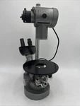 Ernst Leitz Wetzlar Chemist Inverted Microscope With 3.5, 6, And 10X Lenses. Fixed Price $375.00.