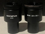 Olympus Whk 10X/20 Microscope Eyepieces. Fixed Price $125.00.